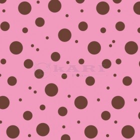 TNT ESTAMPADO POA ROSA BOLAS MARRONS