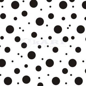 TNT ESTAMPADO POA BRANCO BOLAS PRETAS