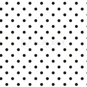 TNT ESTAMPADO POA BRANCO BOLINHAS PRETAS