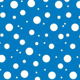 TNT ESTAMPADO POA AZUL ROYAL BOLAS BRANCAS