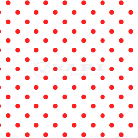 TNT ESTAMPADO POA BRANCO BOLINHAS VERMELHAS