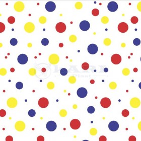 TNT ESTAMPADO POA BRANCO BOLAS COLORIDAS