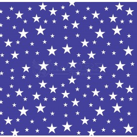 TNT ESTAMPADO AZUL ROYAL ESTRELA BRANCA