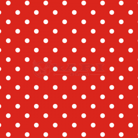 TNT ESTAMPADO POA VERMELHO BOLINHAS BRANCA