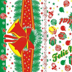 TNT ESTAMPADO TOALHA FELIZ NATAL